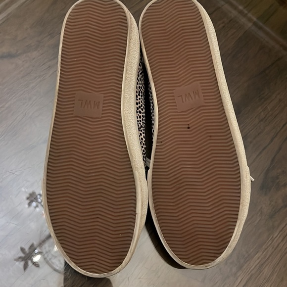 Madewell Sidewalk Lowtop Sneaker Painted Calf Hair - Picture 8 of 11